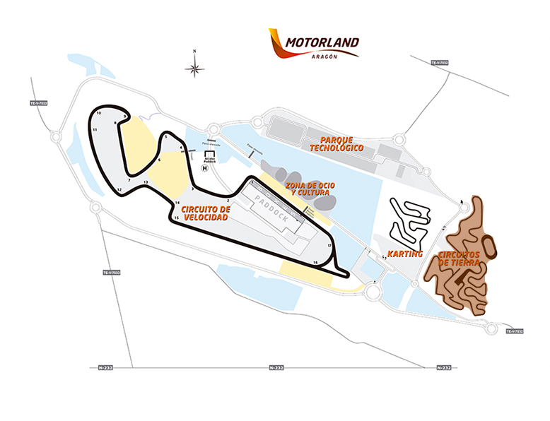 Área circuitos de tierra MotorLand