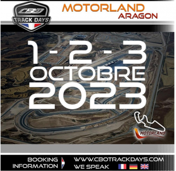 CBO_Track days_ MotorLand Aragón 1,2 y 3 de octubre de 2023