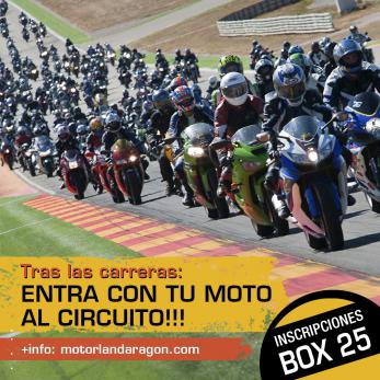 Vuelta en moto aficionados MotorLand Aragón FIM CEV Repsol