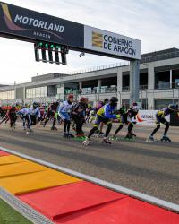 La Invernal de MotorLand Aragón 2020 ciclismo running patinaje handbike BTT